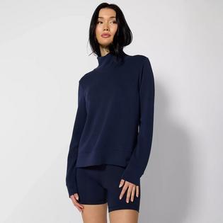 MPG Women's Dreamweave Mock Neck Sweatshirt