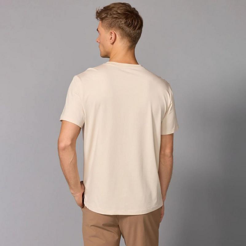 MPG T-shirt &agrave; col ras du cou en coton Pima pour hommes