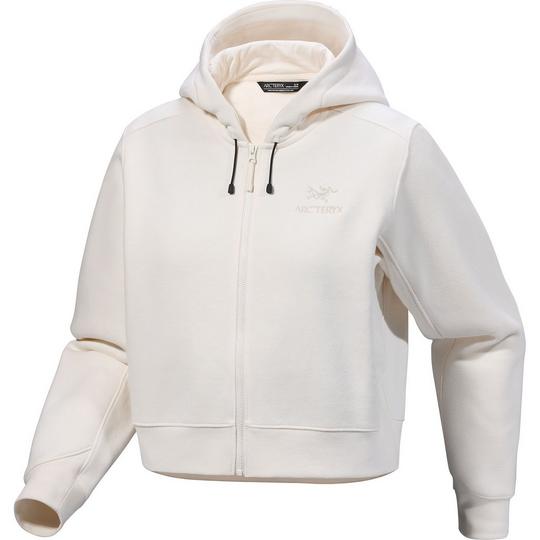 Women's Emblem Fleece Full-Zip Crop Hoodie | Arc'teryx | Sporting