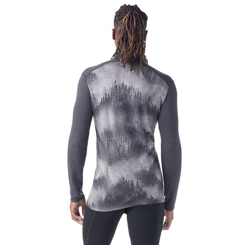 Smartwool Haut de base thermique &agrave; glissi&egrave;re 1/4 en m&eacute;rinos Classic pour hommes