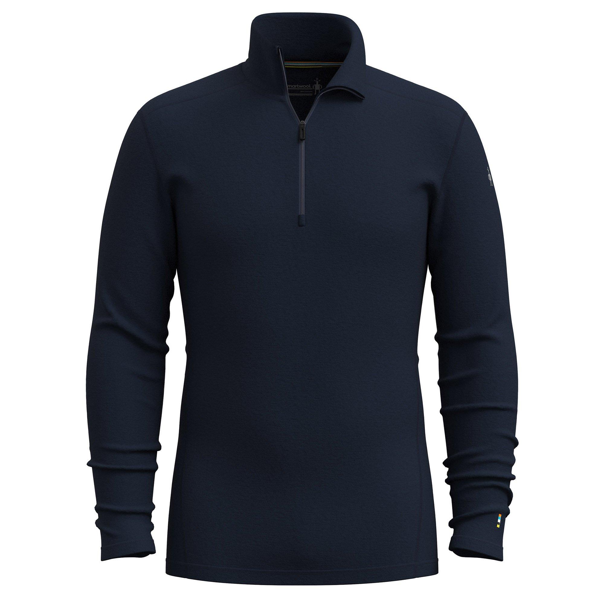 Smartwool | Men's Classic Thermal Merino Baselayer 1/4-Zip Top, Deep Navy, Size Small