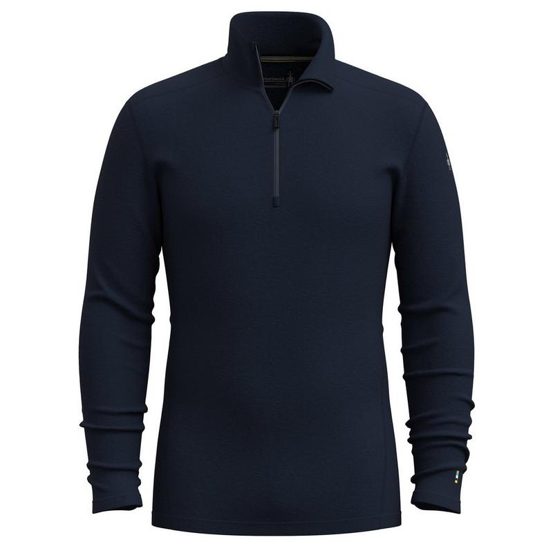 Smartwool Haut de base thermique &agrave; glissi&egrave;re 1/4 en m&eacute;rinos Classic pour hommes