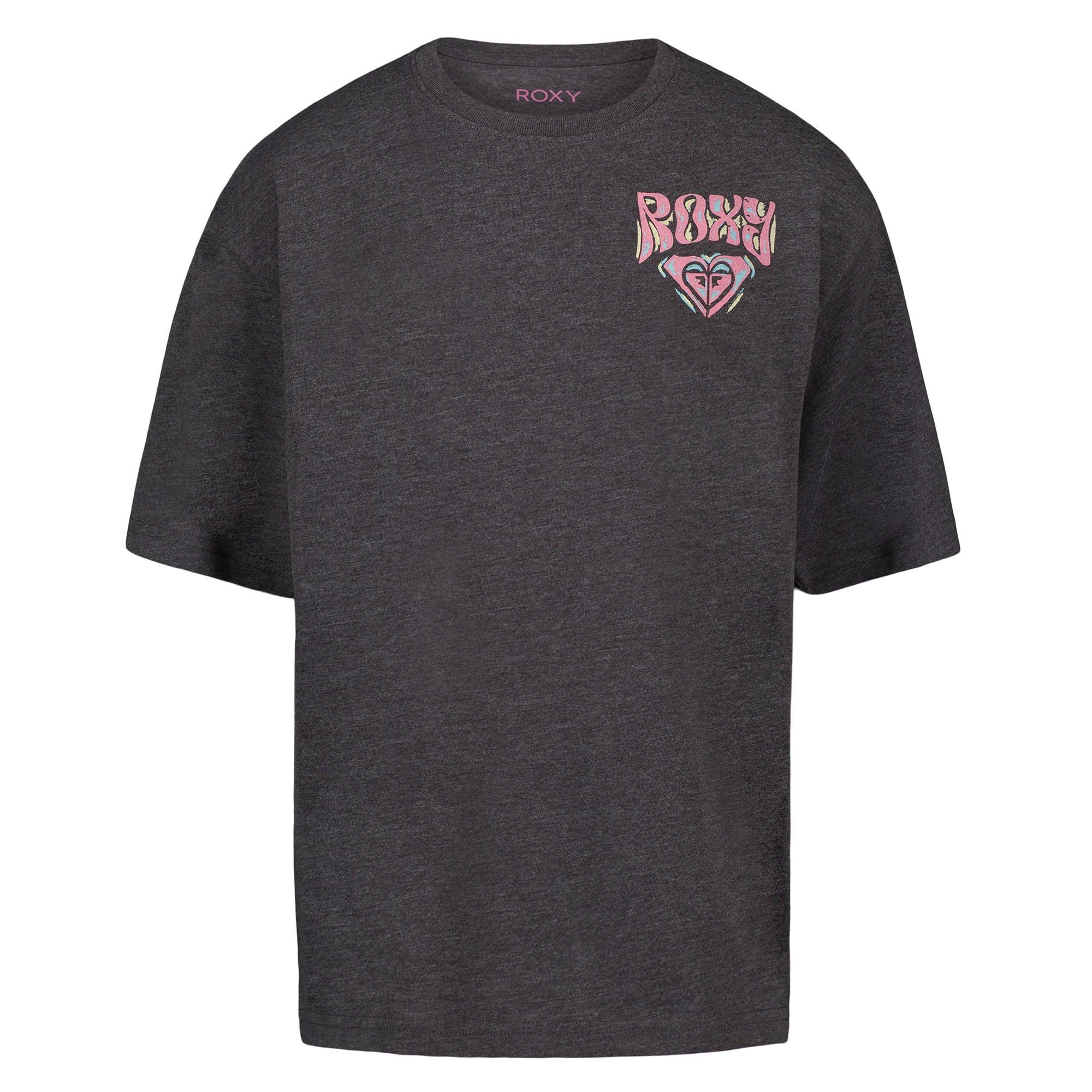 Roxy | Junior's Girl's Paradise Oversized T-Shirt, Black, Size Medium
