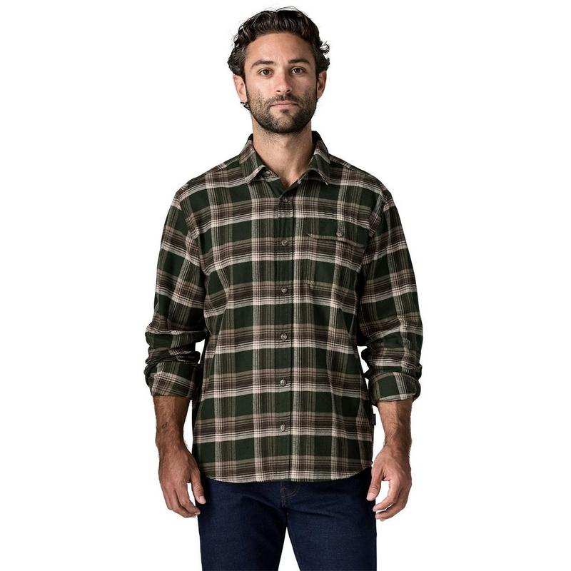 Patagonia Chemise &agrave; manches longues Fjord en flanelle l&eacute;g&egrave;re pour hommes