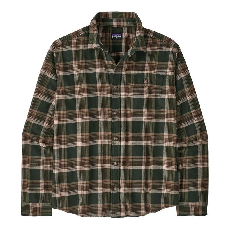 Patagonia Chemise &agrave; manches longues Fjord en flanelle l&eacute;g&egrave;re pour hommes