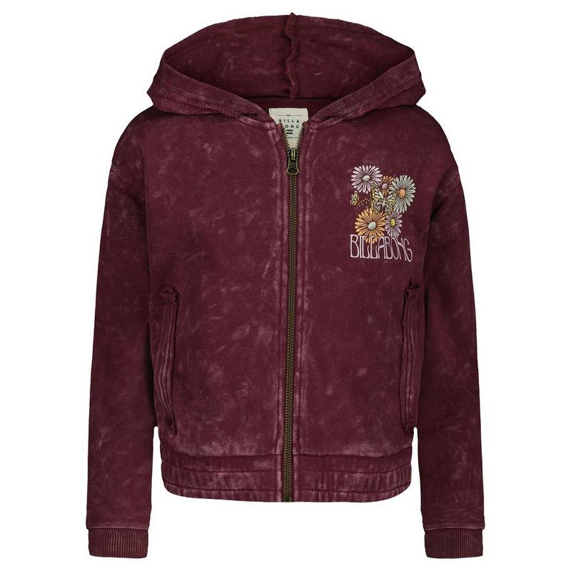 Billabong Chandail &agrave; capuchon et glissi&egrave;re Wildflower pour filles juniors [7-14]
