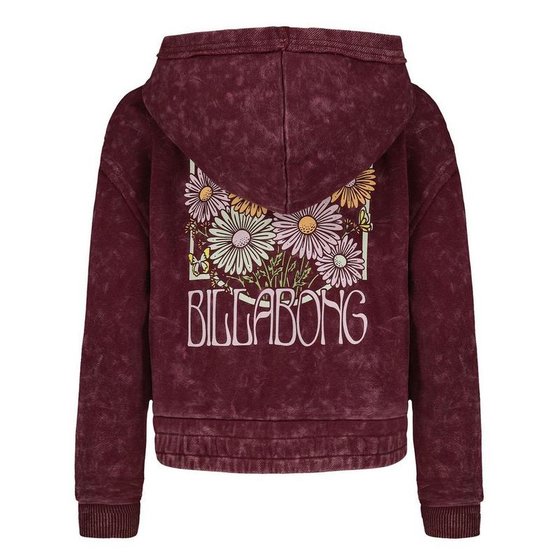 Billabong Chandail &agrave; capuchon et glissi&egrave;re Wildflower pour filles juniors [7-14]