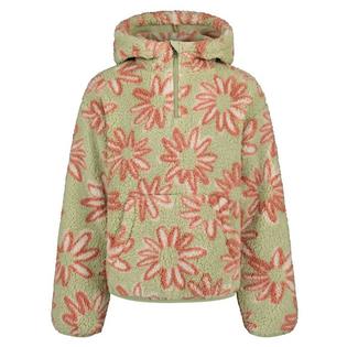 Billabong Junior Girls' [7-14] Just In Time Half-Zip Sherpa Hoodie