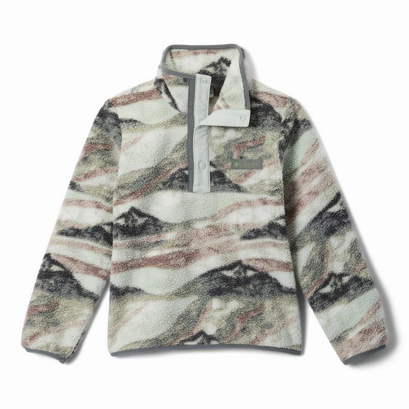 Columbia Juniors' [6-16] Helvetia II Printed Half-Snap Fleece Pullover Top