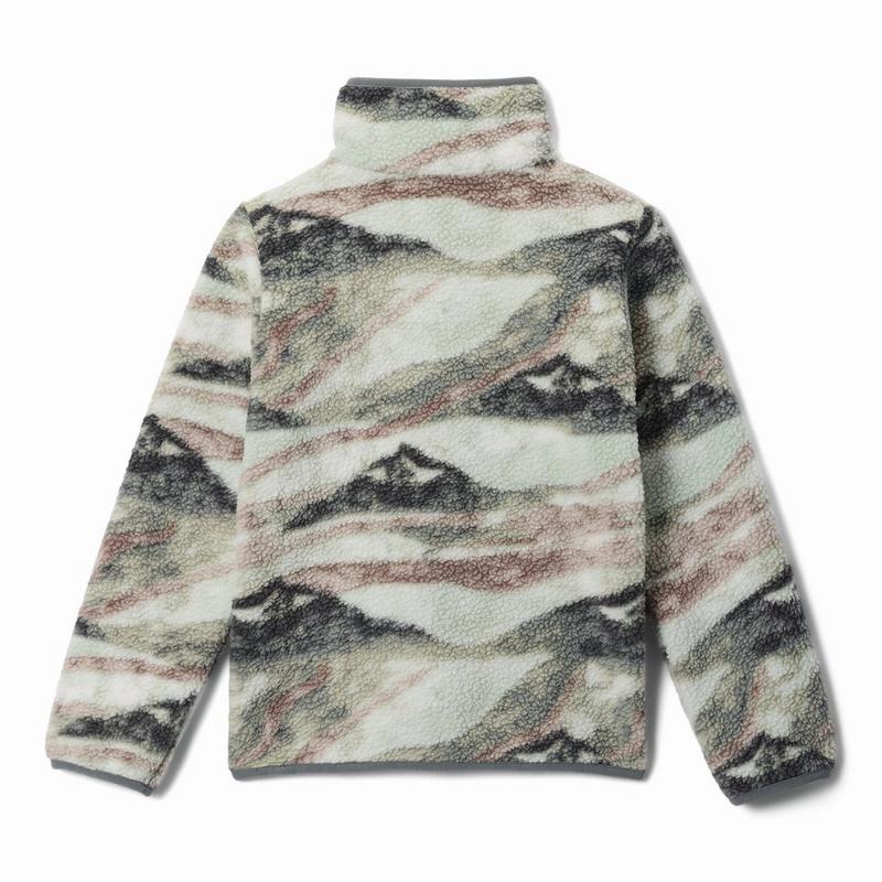 Columbia Juniors' [6-16] Helvetia II Printed Half-Snap Fleece Pullover Top