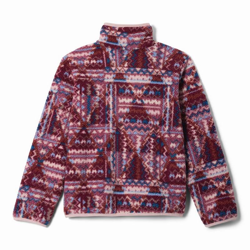 Columbia Juniors' [6-16] Helvetia II Printed Half-Snap Fleece Pullover Top