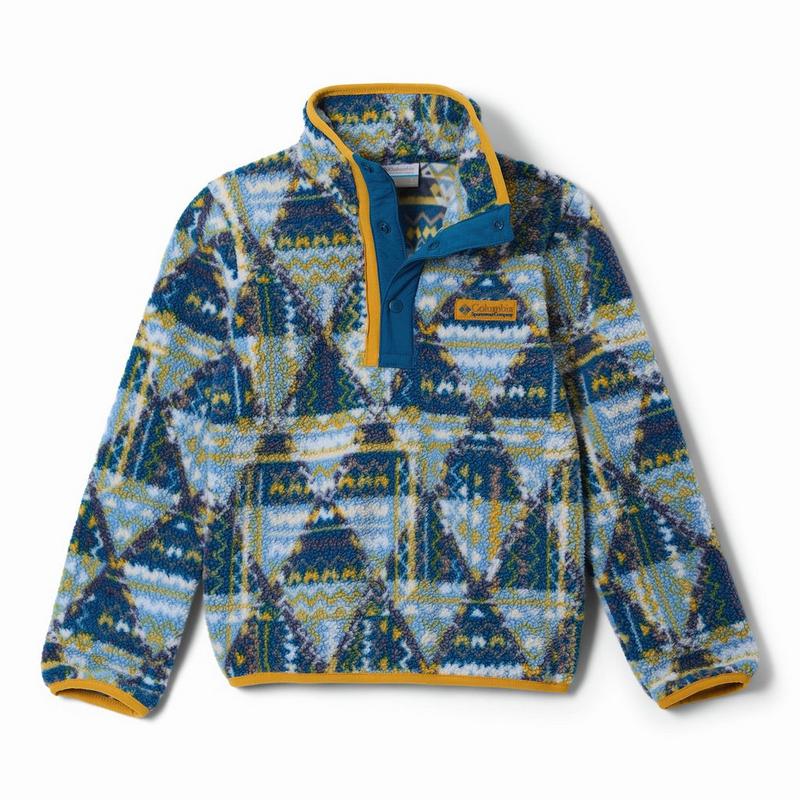 Columbia Juniors' [6-16] Helvetia II Printed Half-Snap Fleece Pullover Top