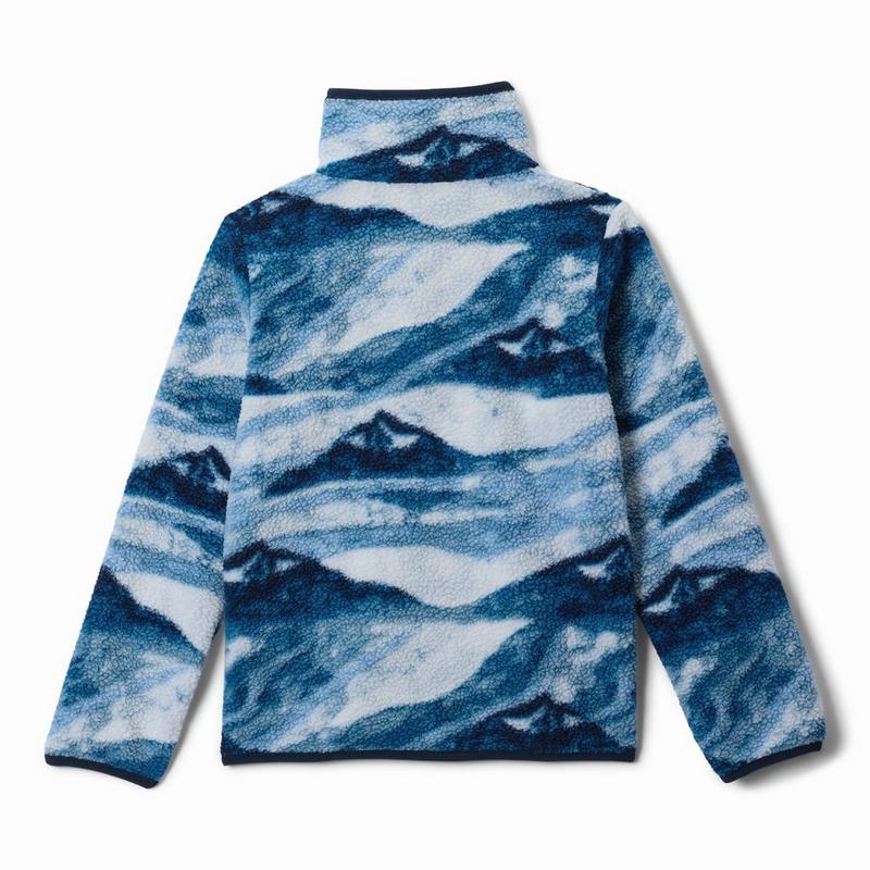 Columbia Juniors' [6-16] Helvetia II Printed Half-Snap Fleece Pullover Top