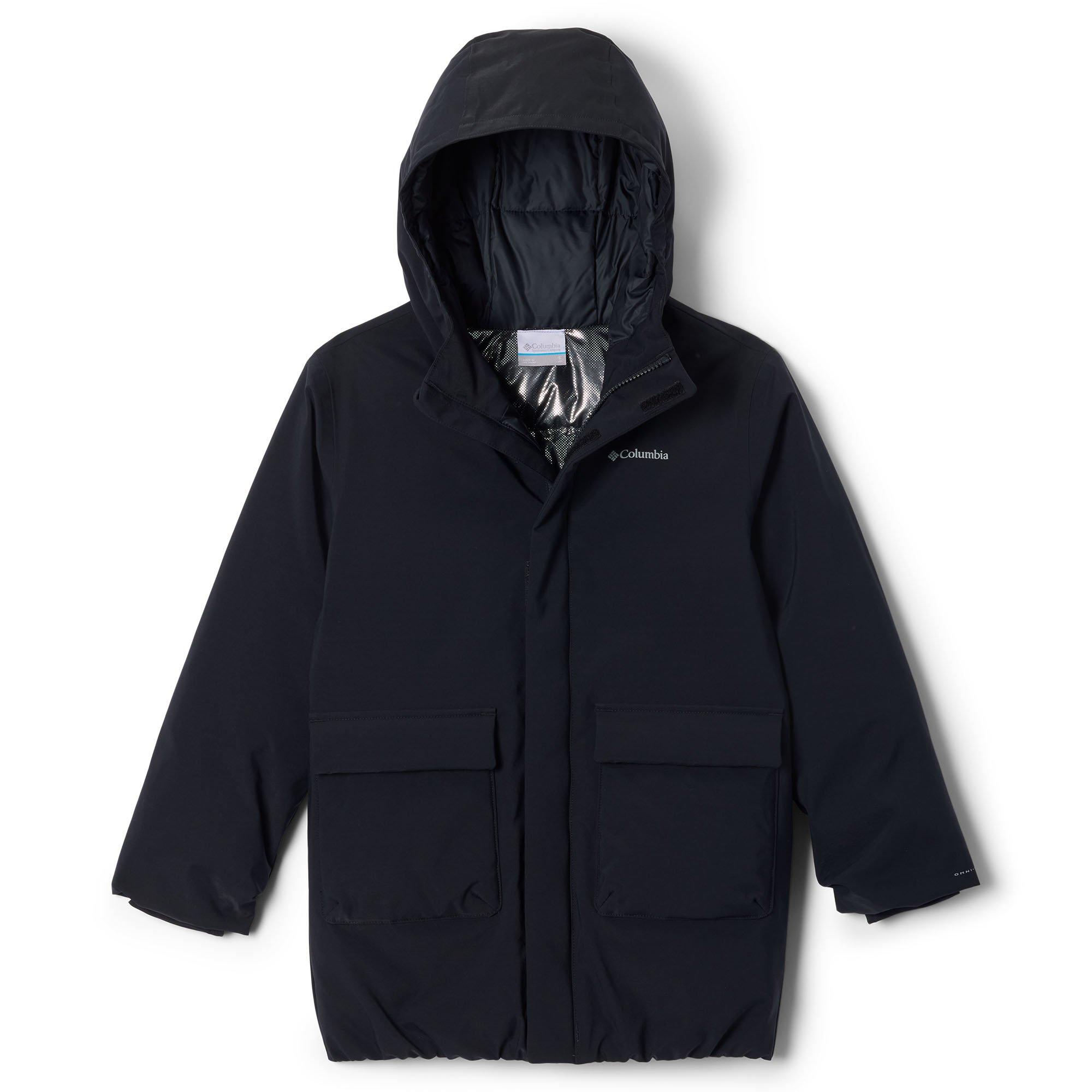 Columbia | Boy's Junior's Highland Haven Parka Jacket, Black, Size Large