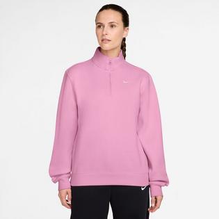 Nike Chandail &agrave; glissi&egrave;re 1/4 en molleton Studio pour femmes