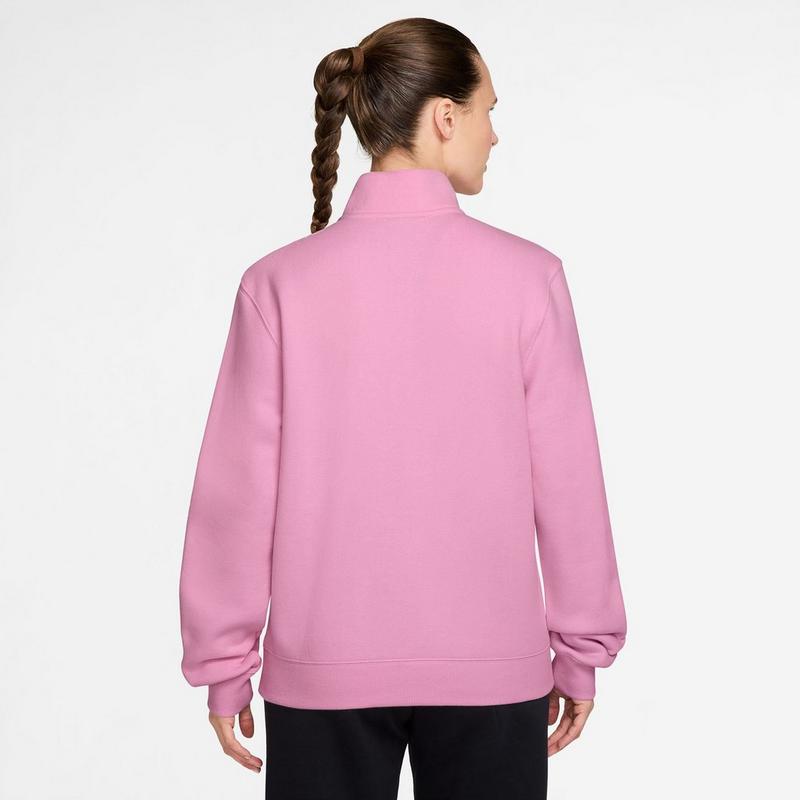 Nike Chandail &agrave; glissi&egrave;re 1/4 en molleton Studio pour femmes