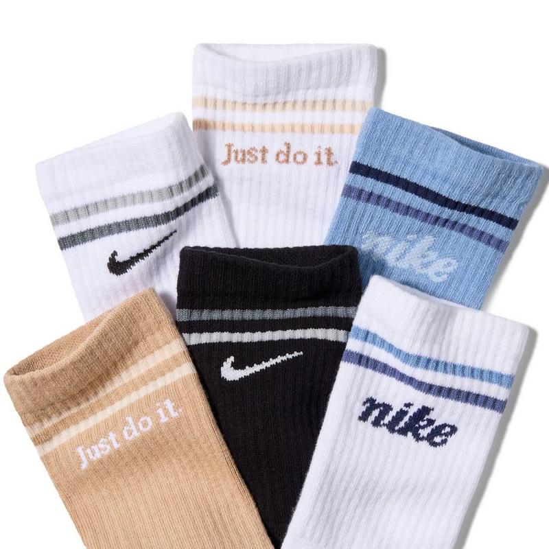 Nike Juniors' Everyday Cushioned Crew Sock (6 Pack)