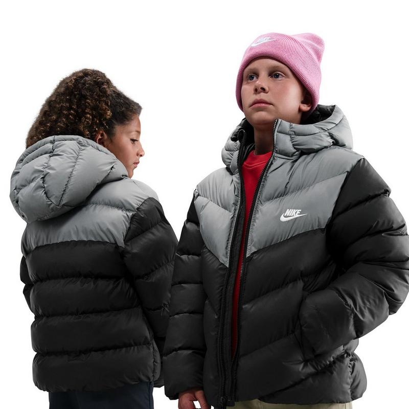 Nike Manteau matelass&eacute; Sportswear All Day Play Therma-FIT &agrave; coupe ample pour juniors [7-20]