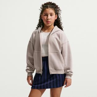 Nike Chandail &agrave; capuchon avec glissi&egrave;re Sportswear Studio pour filles juniors [7-16]