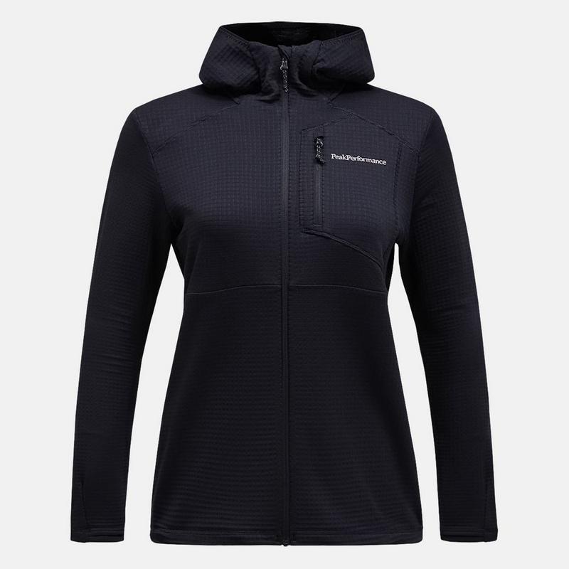 Peak Performance Veste &agrave; capuchon Trail Polartec Power Grid pour femmes