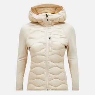 Peak Performance Manteau &agrave; capuchon hybride en duvet Helium pour femmes