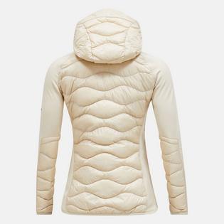 Peak Performance Manteau &agrave; capuchon hybride en duvet Helium pour femmes