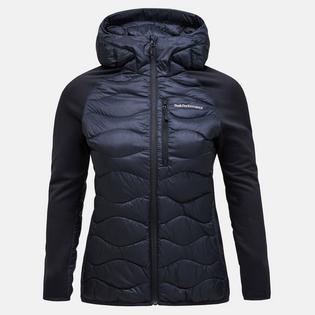 Peak Performance Manteau &agrave; capuchon hybride en duvet Helium pour femmes