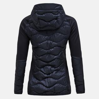 Peak Performance Manteau &agrave; capuchon hybride en duvet Helium pour femmes