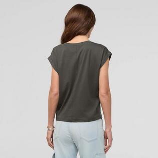 DUER Women's PurePima Dolman V-Neck T-Shirt