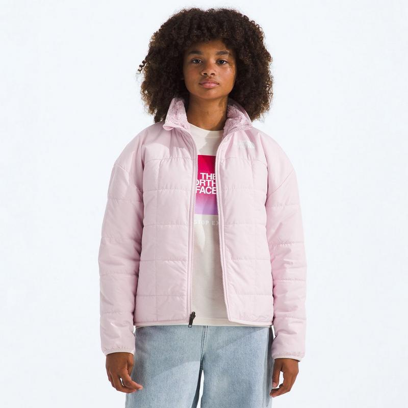 The North Face Veste r&eacute;versible &agrave; glissi&egrave;re compl&egrave;te Shasta pour filles juniors [7-20]