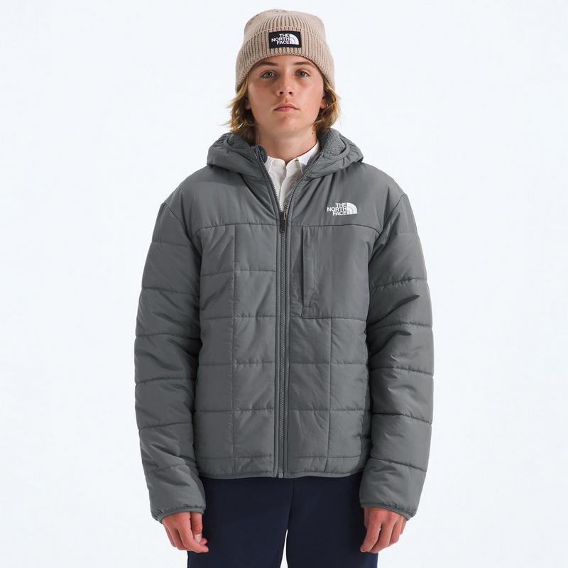 The North Face Veste r&eacute;versible &agrave; capuchon et glissi&egrave;re compl&egrave;te Shasta pour gar&ccedil;ons juniors [7-20]