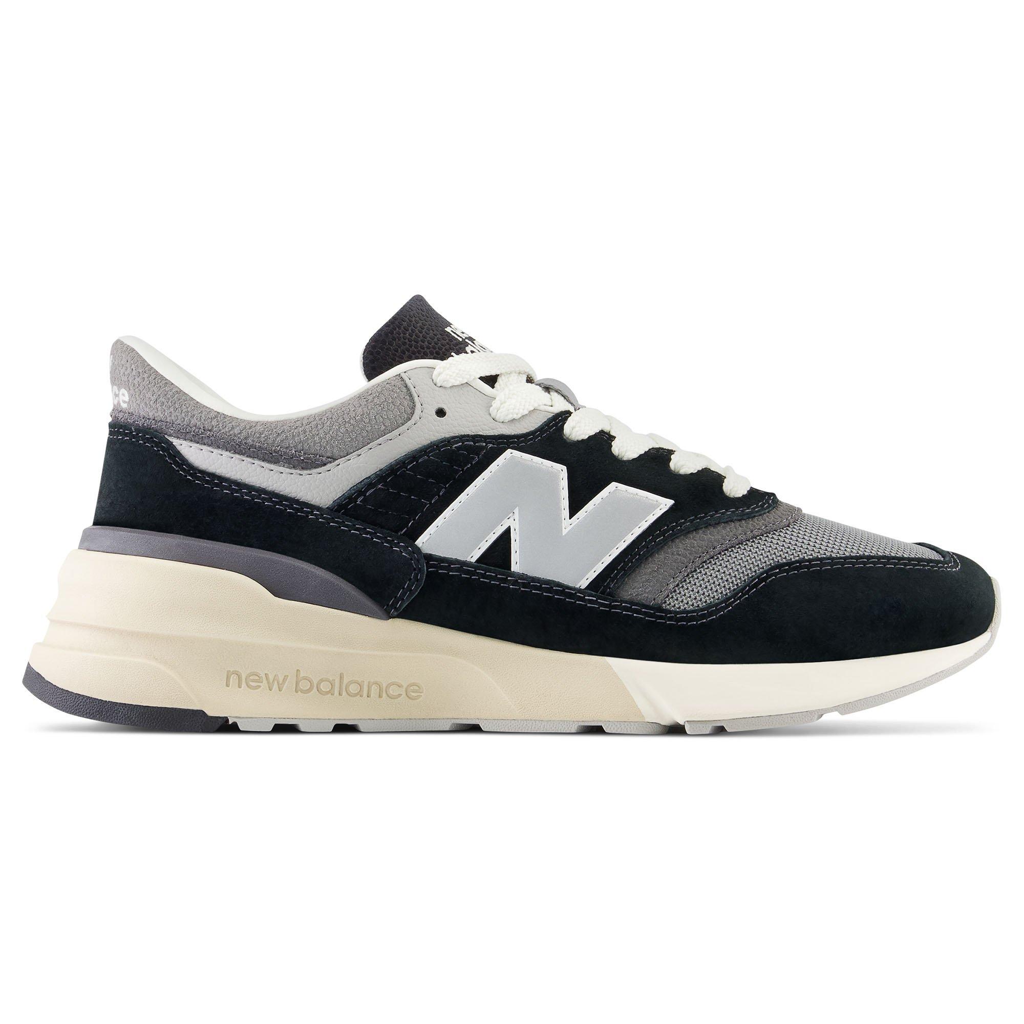 New Balance | Unisex 997R Shoes, Black Shadow Grey, Size M7/W8.5