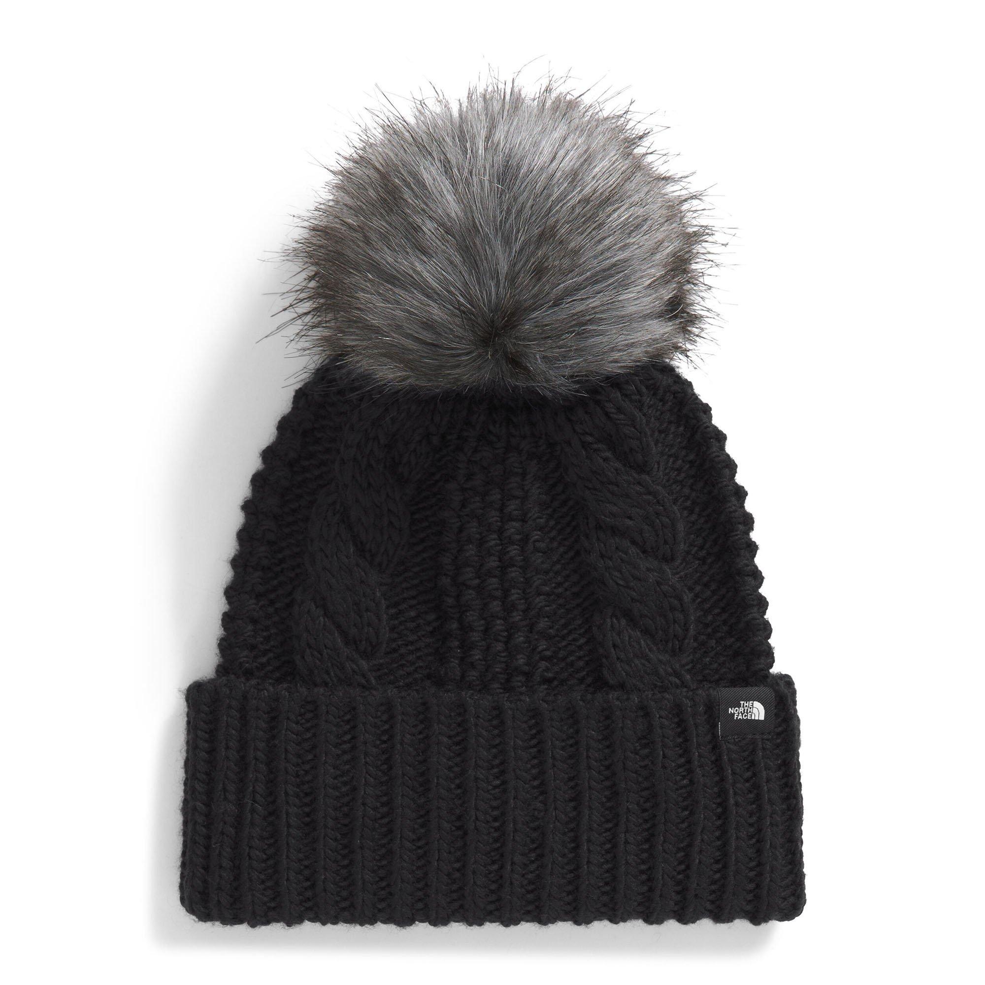 The North Face | Junior's Oh Mega Fur Pom Beanie, Tnf Black