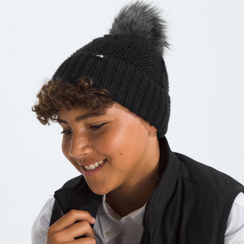 The North Face Juniors' [7-20] Oh Mega Fur Pom Beanie