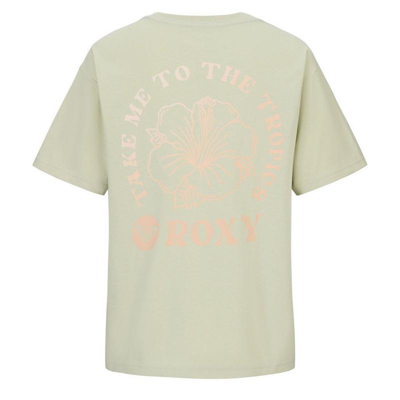 Roxy T-shirt The Tropics &agrave; coupe surdimensionn&eacute;e pour filles juniors [7-16]