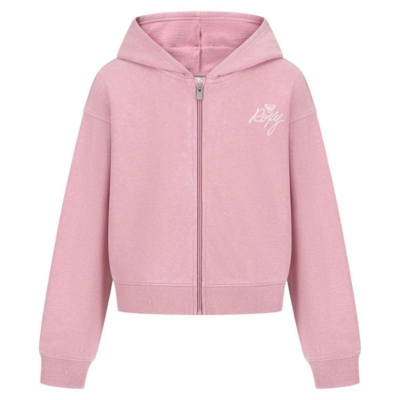 Roxy Chandail &agrave; capuchon avec glissi&egrave;re Washed pour filles juniors [7-16]