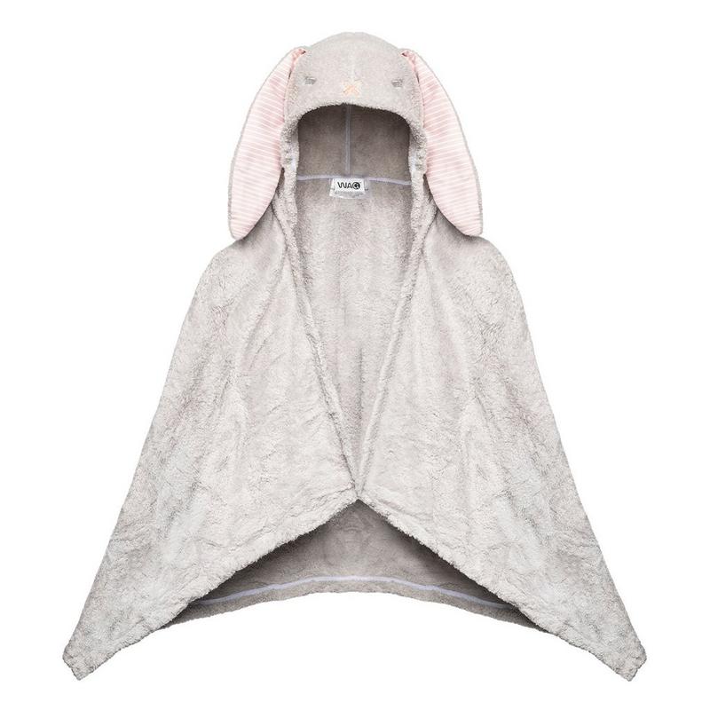 WACi Serviette &agrave; capuchon en peluche pour enfants