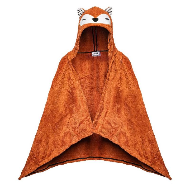 WACi Serviette &agrave; capuchon en peluche pour enfants