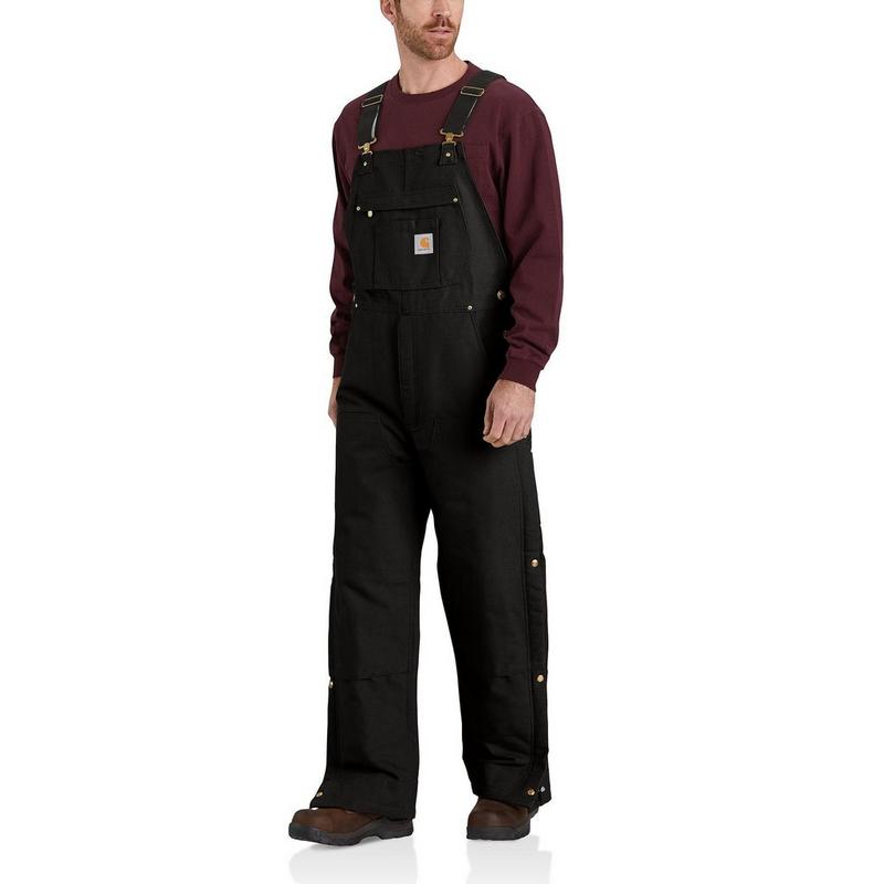 Carhartt Men's Firm Duck Insulated Bib Overall