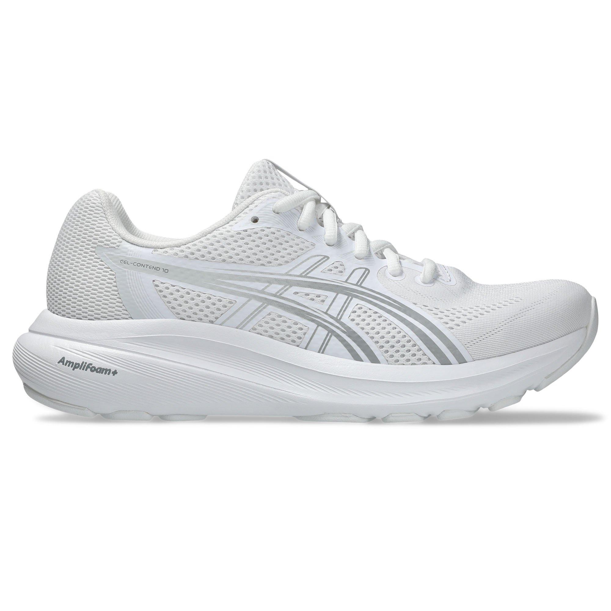 ASICS | Women's GEL-CONTEND 10 Running Shoes, White Concrete, Size 7.5