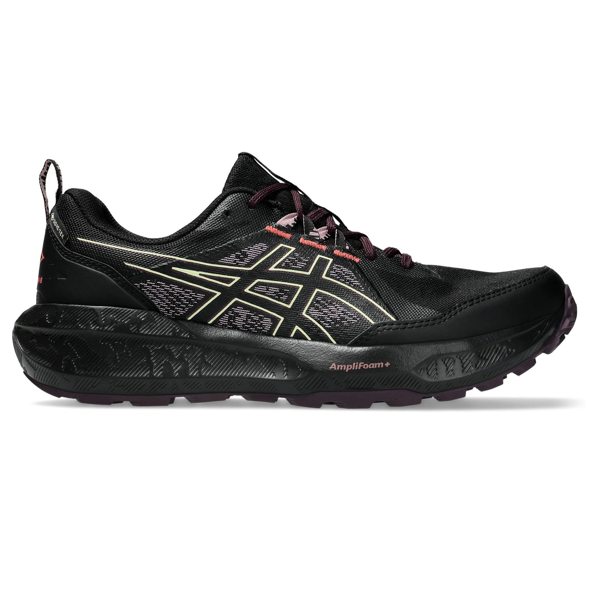ASICS | Women's GEL-SONOMA 8 GTX Trail Running Shoes, Black Dark Aubergine, Size 6