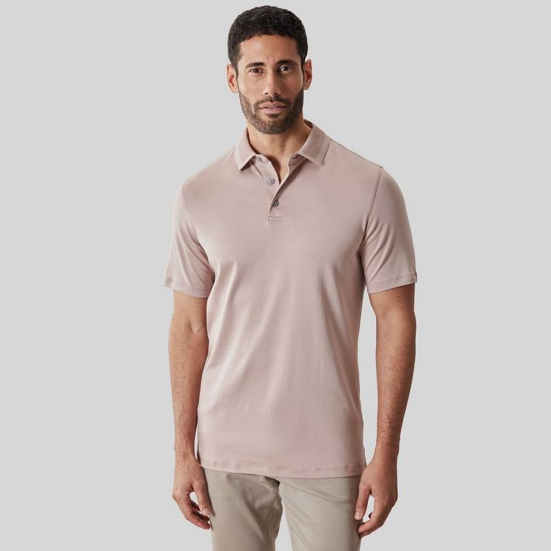 Robert Barakett Polo &agrave; col textur&eacute; Barakett pour hommes