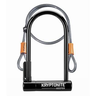 Kryptonite Keeper 12 STD U-Lock + 4' Flex Cable