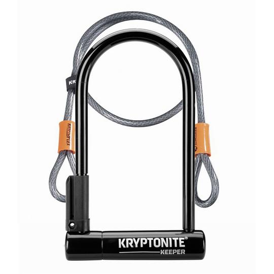 Kryptonite Keeper 12 STD U-Lock   4  Flex Cable