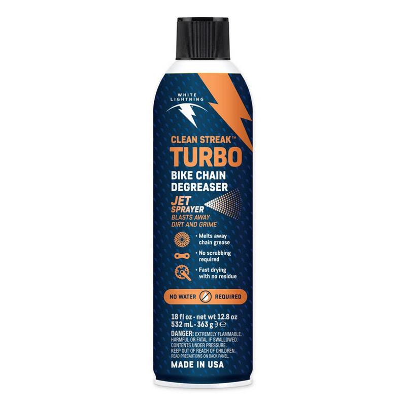 White Lightening D&eacute;graissant pour cha&icirc;ne de v&eacute;lo Clean Streak Turbo (18 oz)