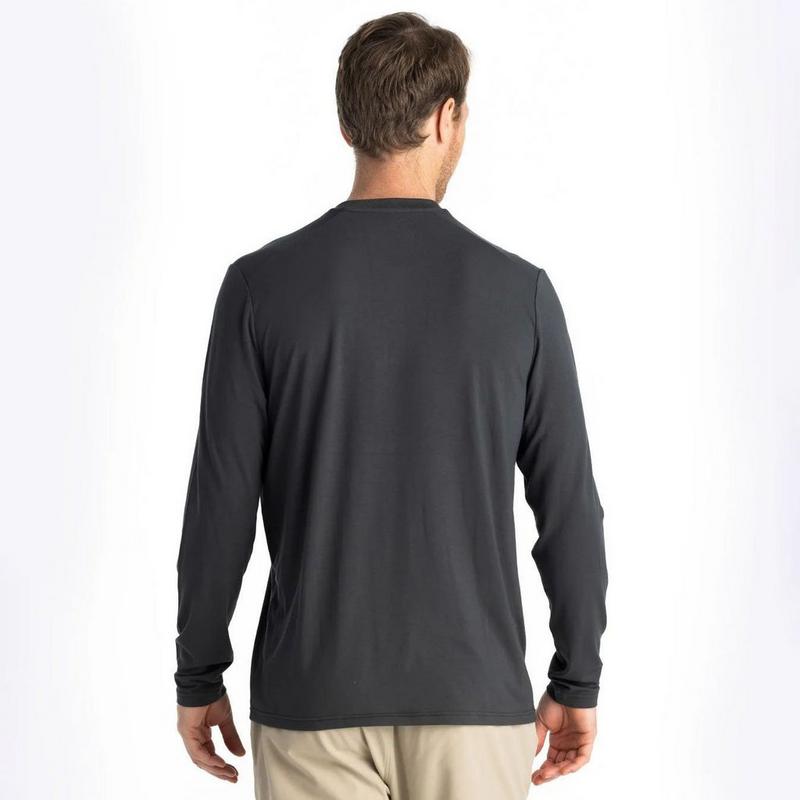 Free Fly Men's Bamboo Flex Long Sleeve Henley Top