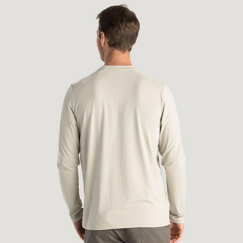 Free Fly Men's Bamboo Flex Long Sleeve Henley Top