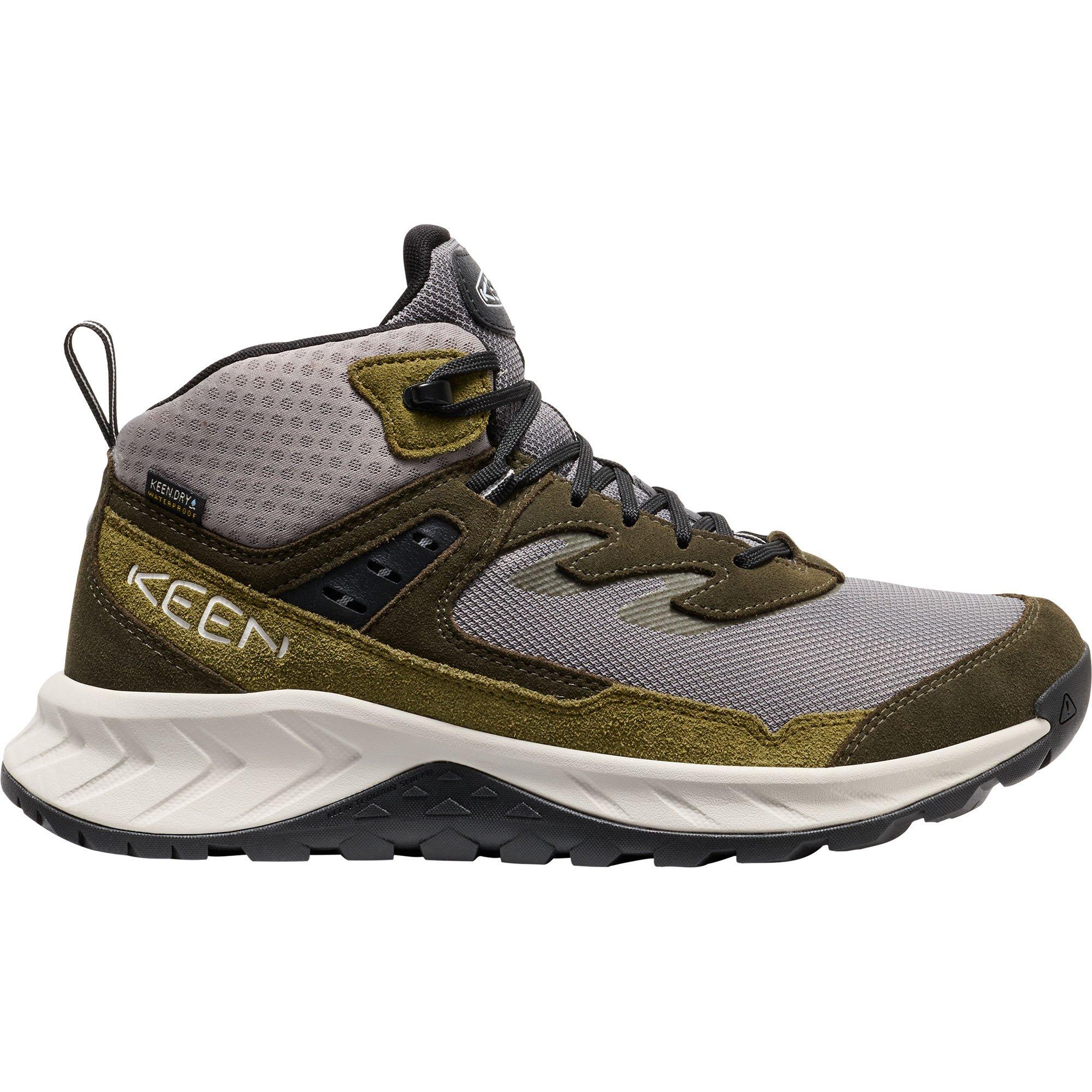 Keen | Men's Hightrail Waterproof Hiking Boots, Steel Grey Forest Night, Size 10.5