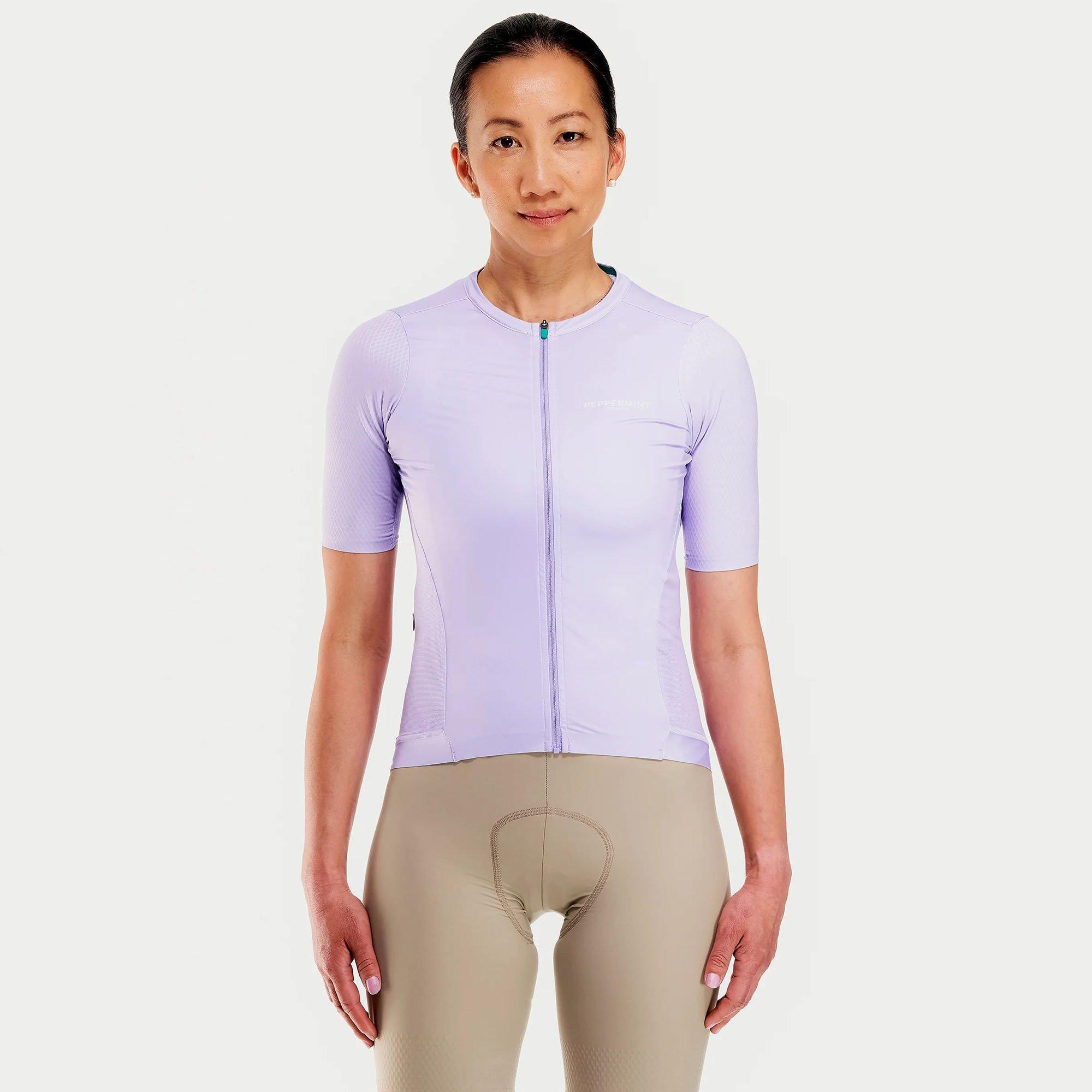 Peppermint Cycling Co. | Women's Signature Jersey, Lavender, Size Medium