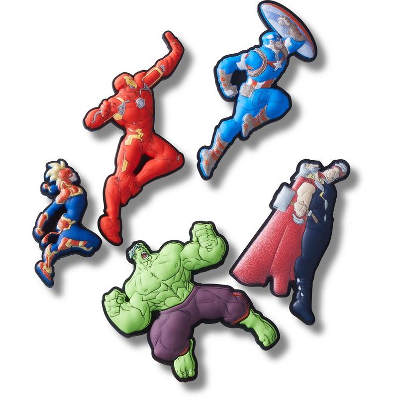 Crocs Breloques de chaussure Avengers Heroes Jibbitz (paquet de 5)
